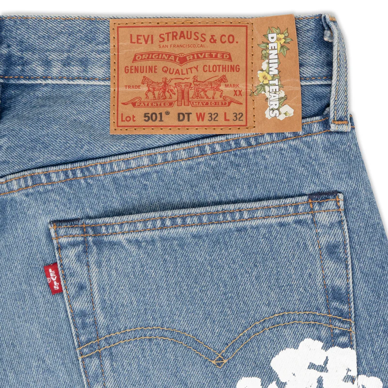 Denim Tears Levi’s The Cotton Wreath Jean 牛仔褲