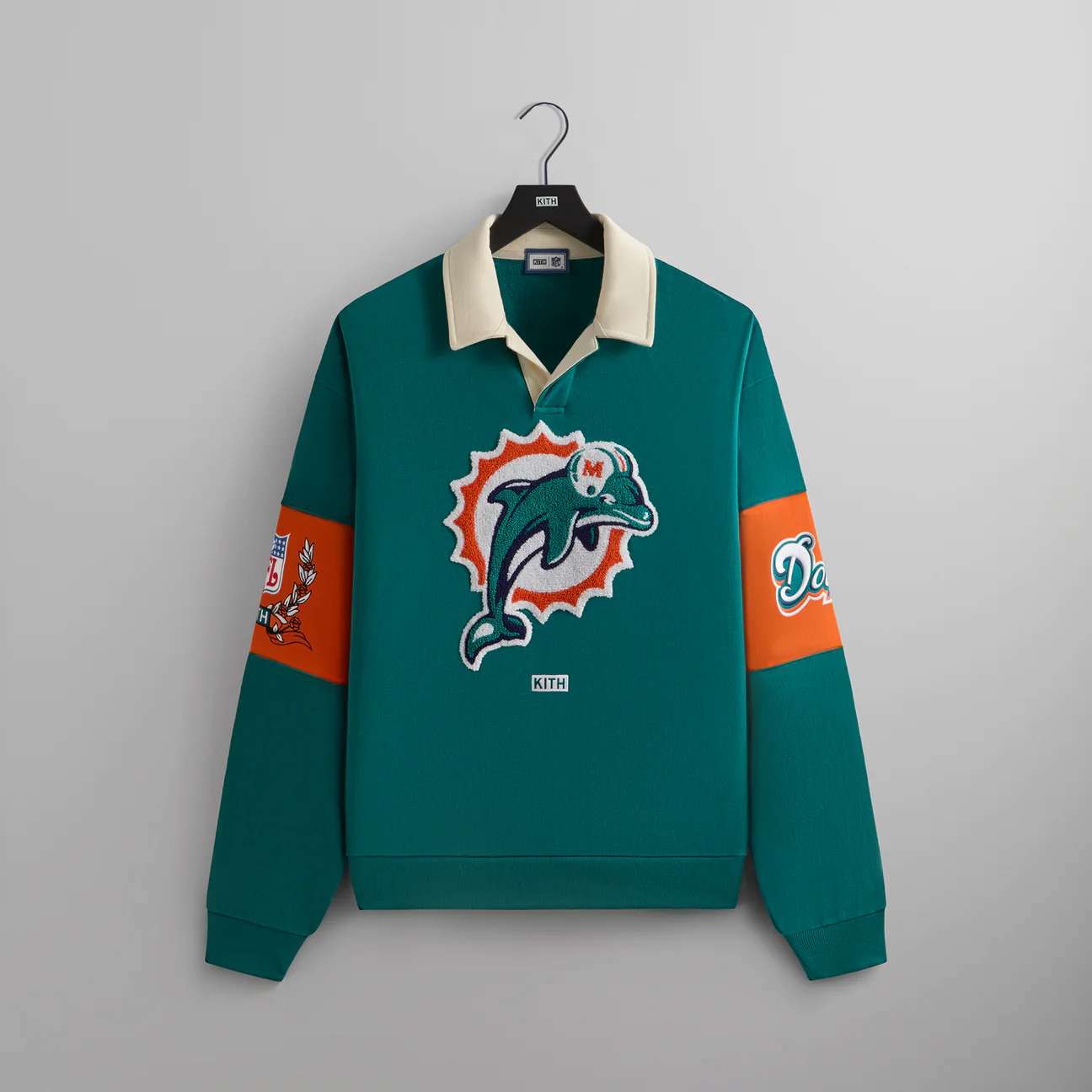 KITH NFL & ‘47 Dolphins Nelson Collared polo衫