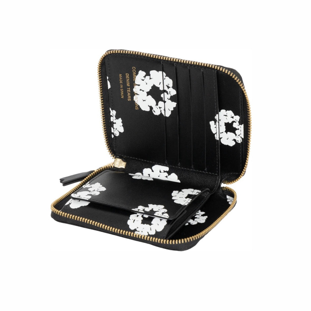 Denim Tears Cotton Wreath Full Zip Around Wallet 錢包