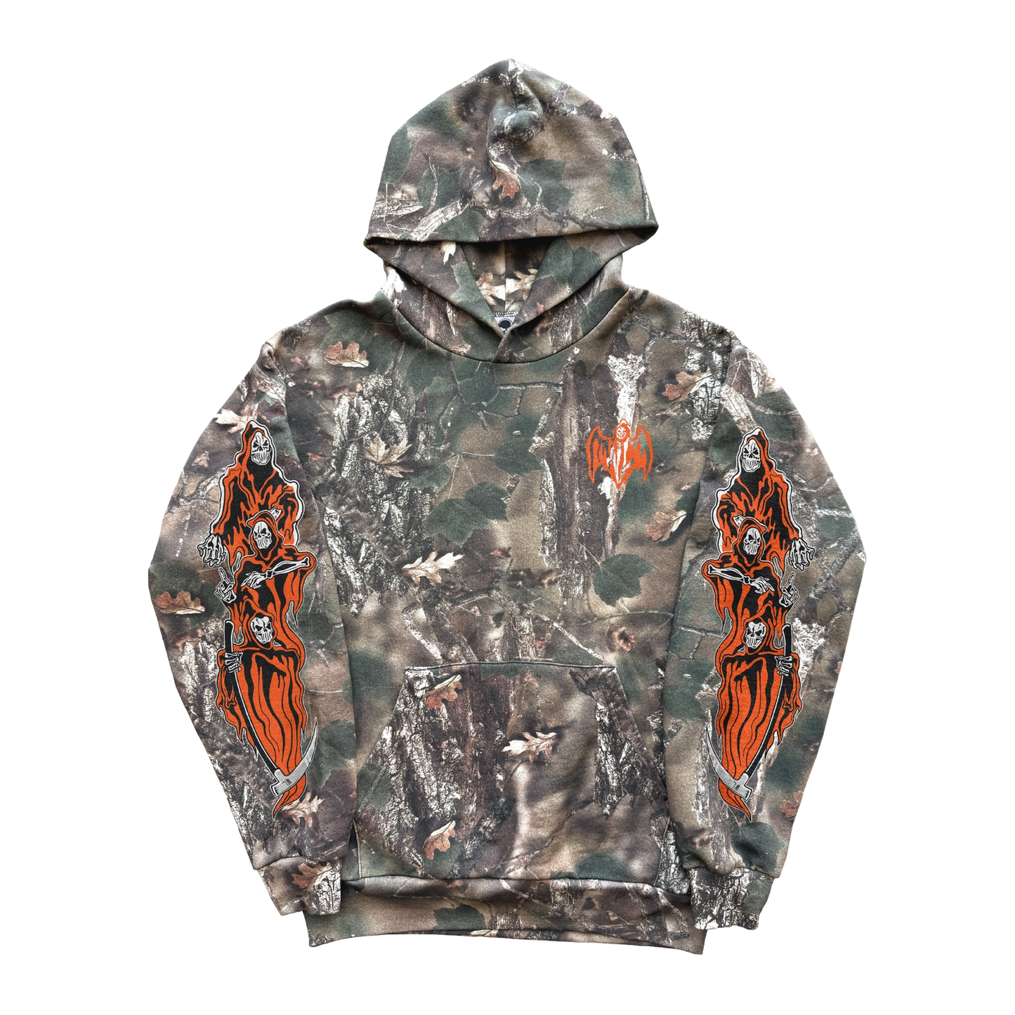 Warren Lotas Faded Hunting Camo Three Reapers Hoodie 帽T