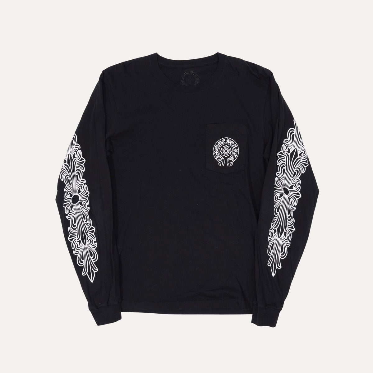 Chrome Hearts Honolulu Horseshoe Floral Long Sleeve 長T