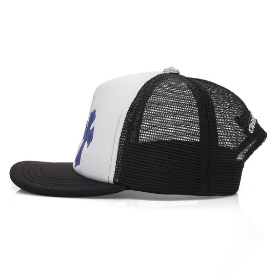 Chrome Hearts 3 CROSS 皮標 925銀飾 Trucker Hat 卡車帽