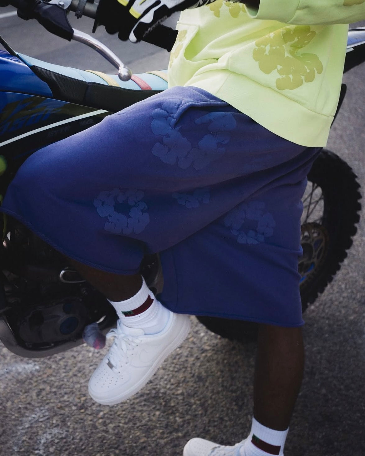 Denim Tears Mono Cotton Wreath Sweat Shorts 短褲