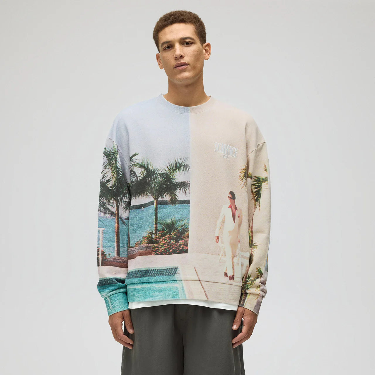 KITH Scarface Tony Miami Vintage Nelson Crewneck 衛衣