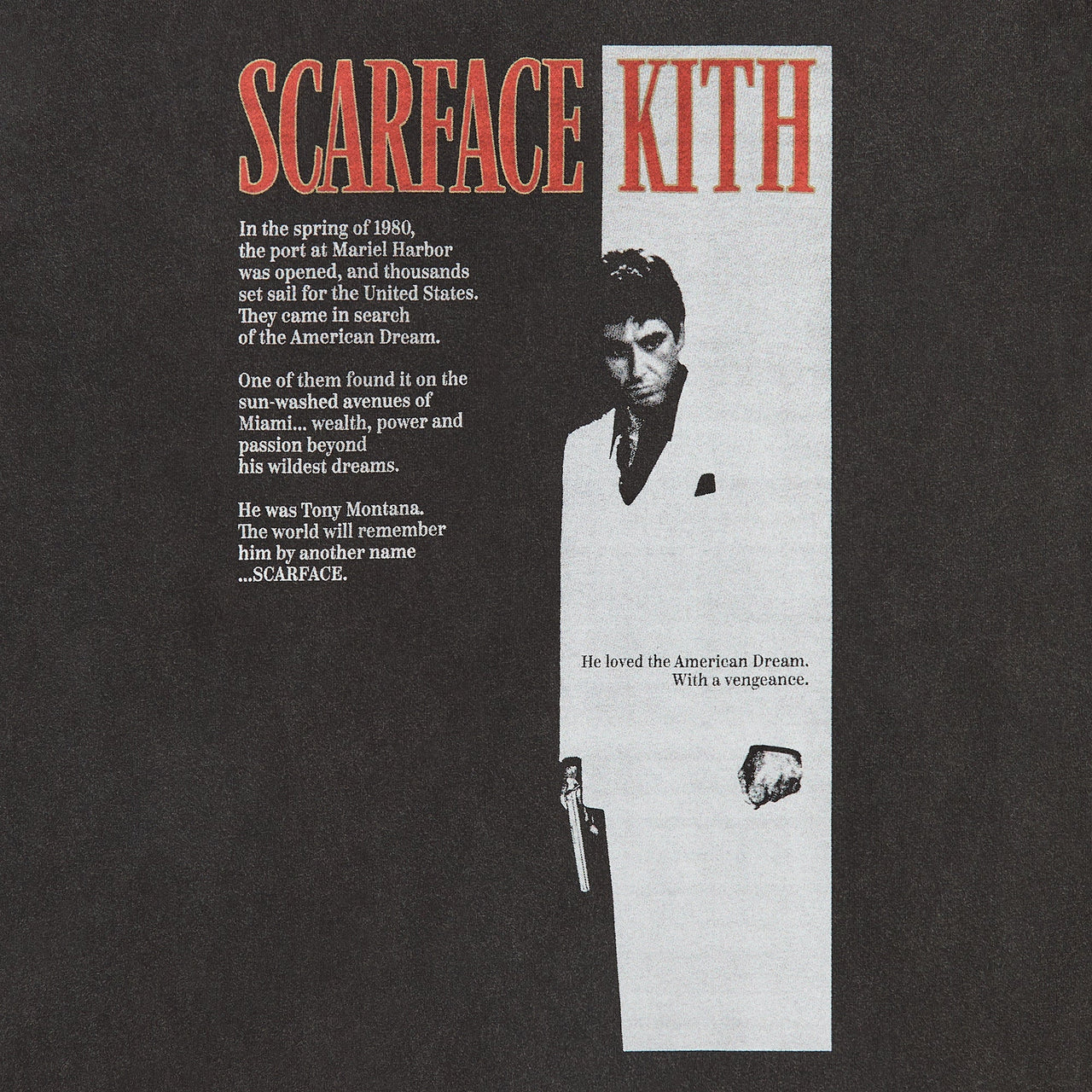 KITH Scarface Film Poster Vintage Tee 短T