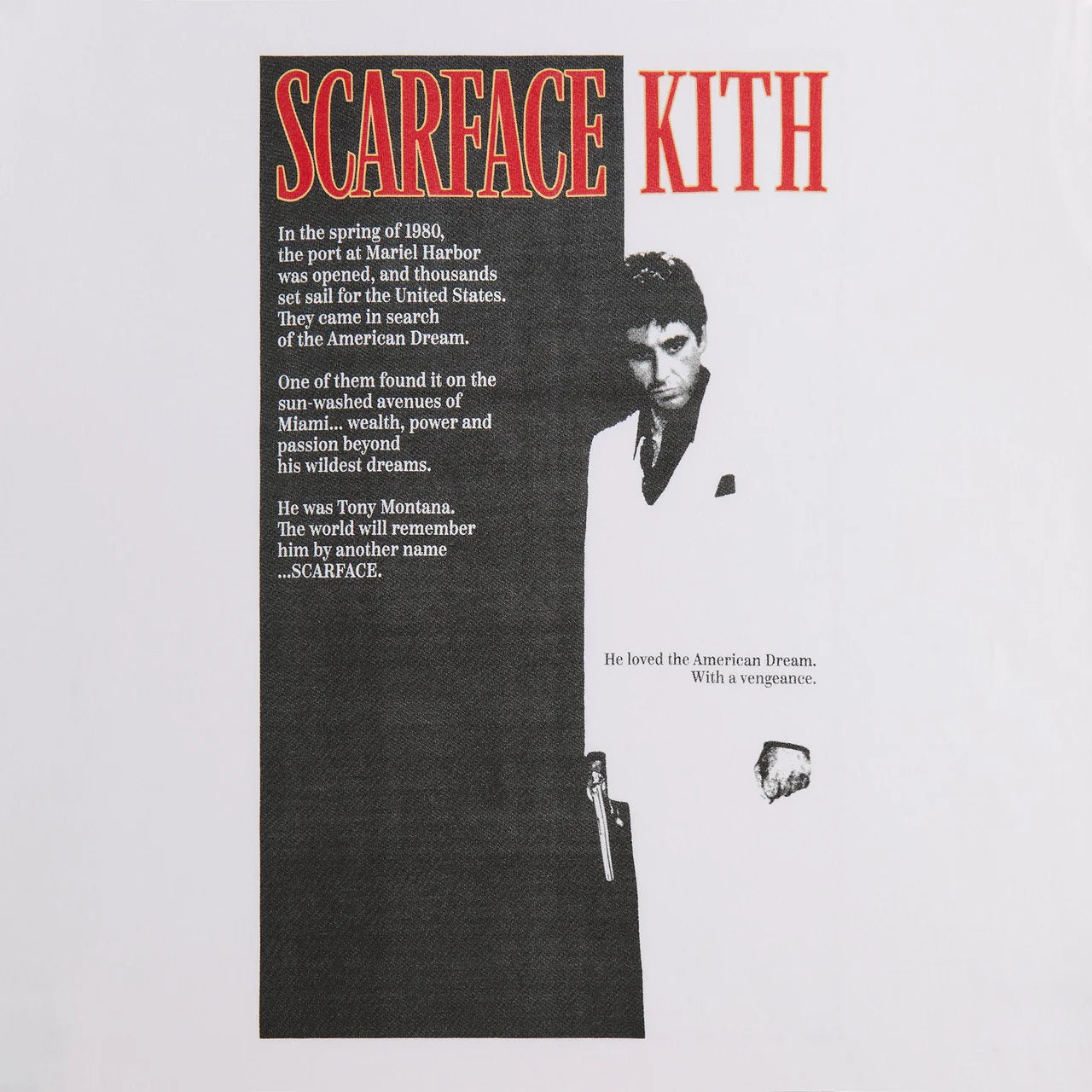 KITH Scarface Film Poster Vintage Tee 短T