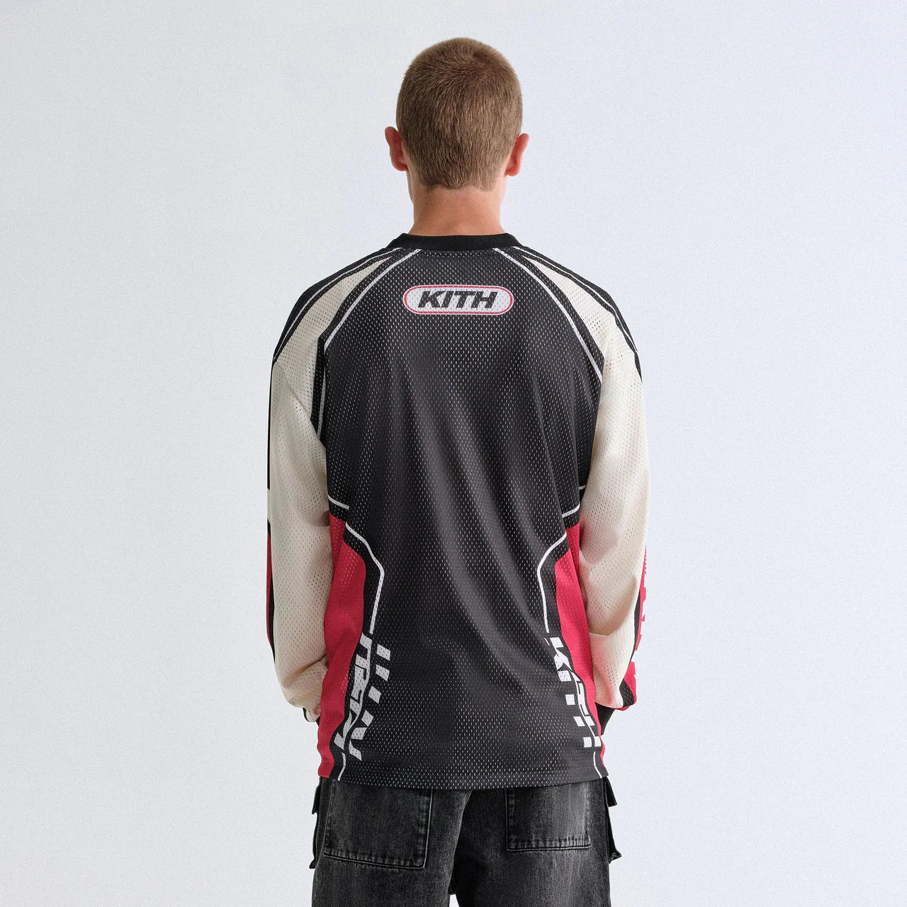 KITH Moto Mesh Long Sleeve Donovan Tee 球衣