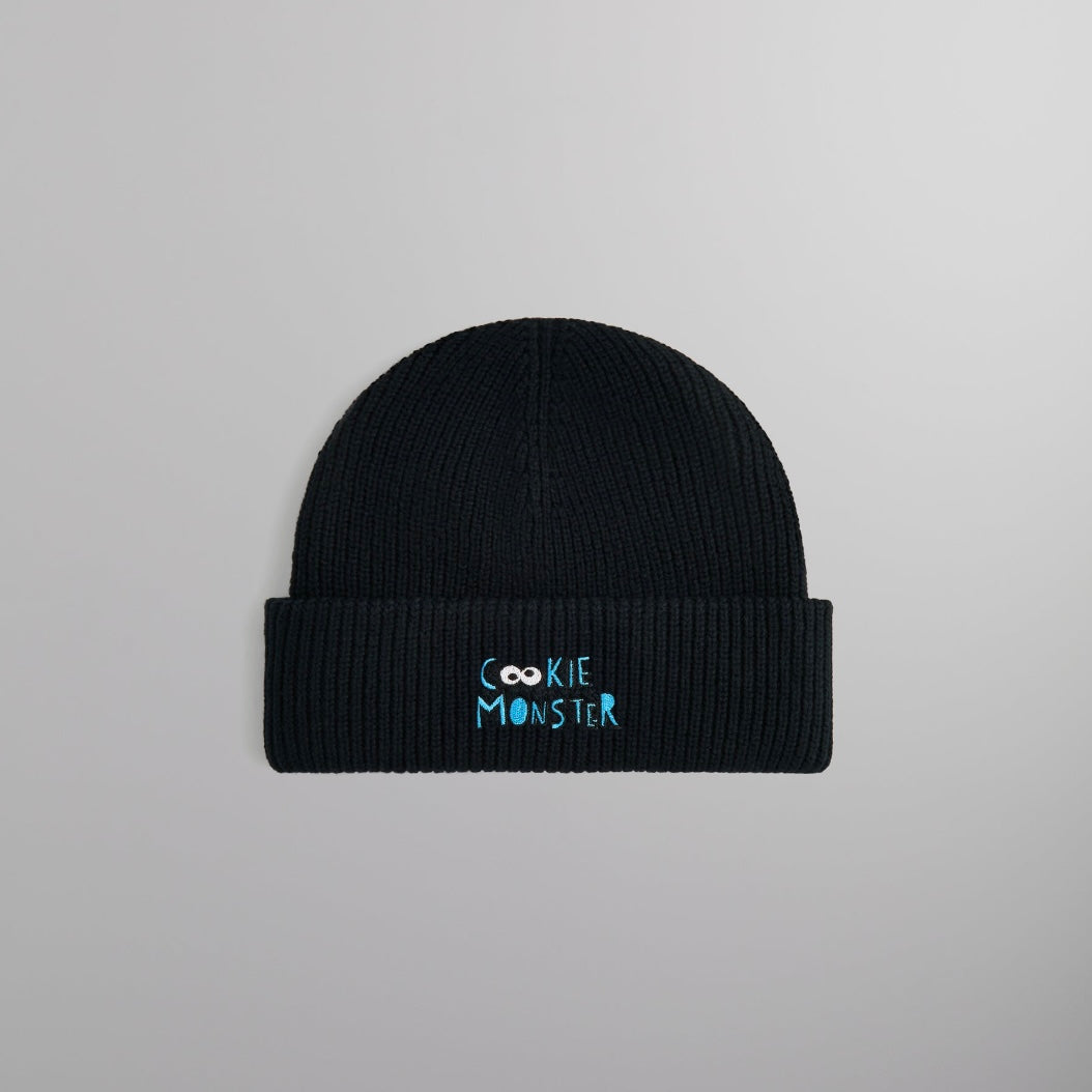 KITH Sesame Street Cookie Monster Beanie 毛帽