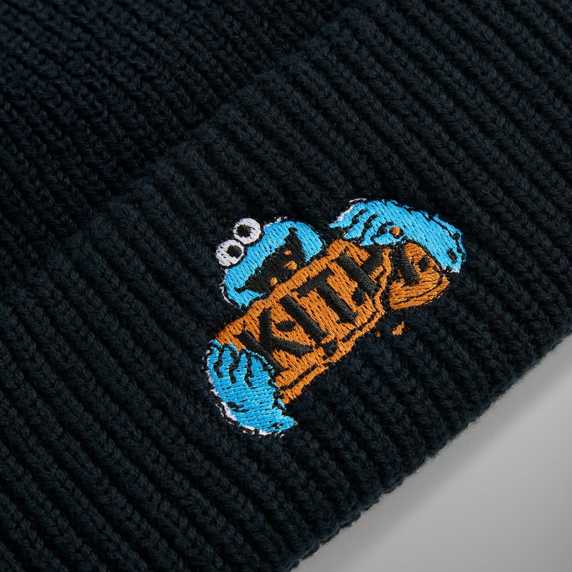 KITH Sesame Street Cookie Monster Beanie 毛帽
