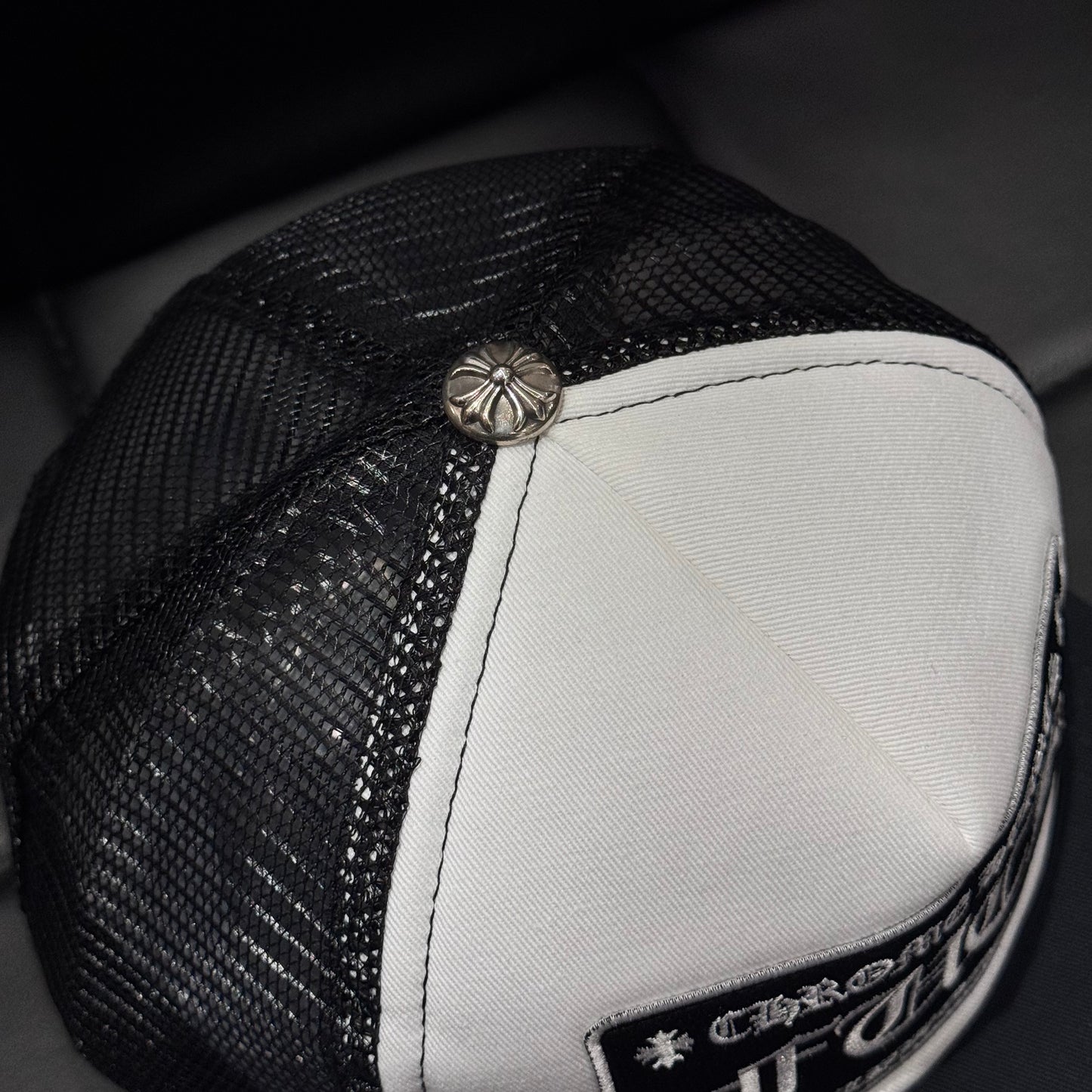Chrome Hearts Fuck Hollywood Patch Trucker Hat 棒球帽