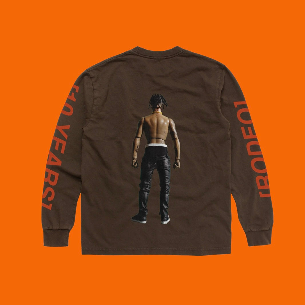 Travis Scott Cactus Jack Rodeo 10 Years Action Figure Long sleeve 長T