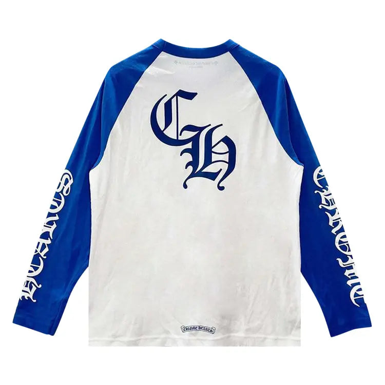 Chrome Hearts Long Sleeve Horseshoe Baseball Tee 長T