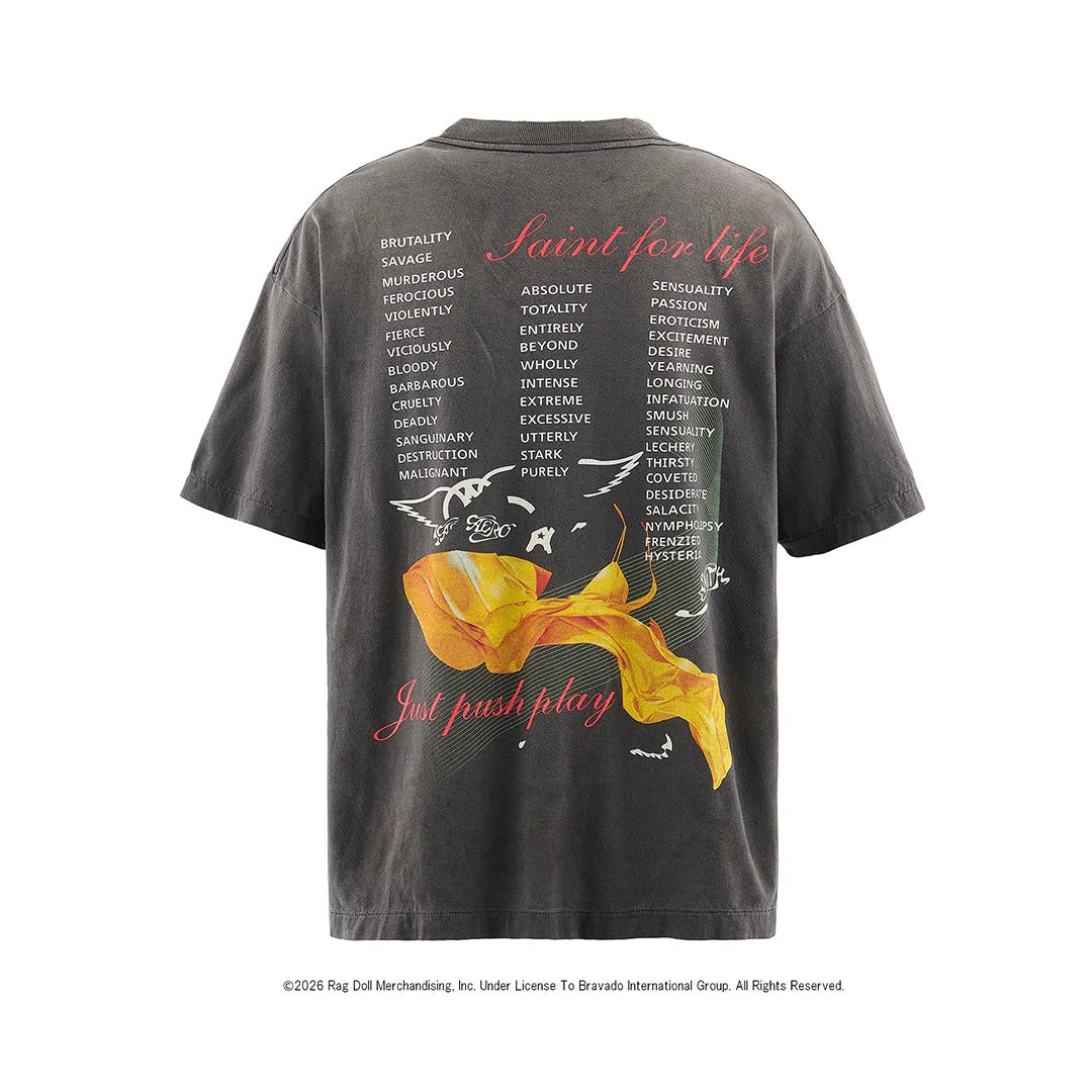 Saint Mxxxxxx AEROSMITH AS_SS Tee 短T