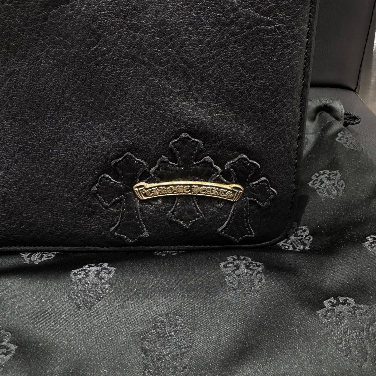 Chrome Hearts Cemetery Cross Patch Night Bag 晚宴包