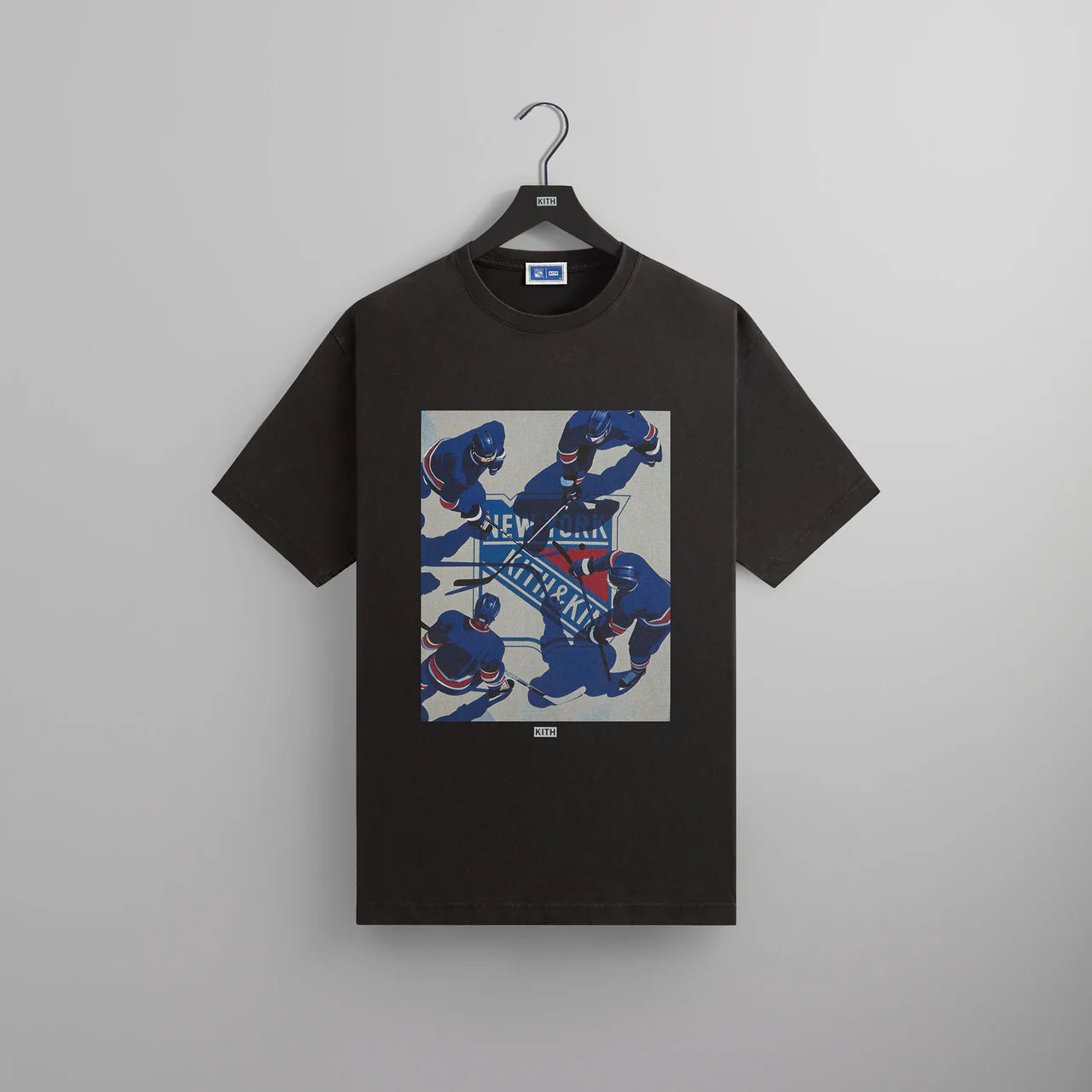 KITH New York Rangers On Ice Vintage Tee 短T