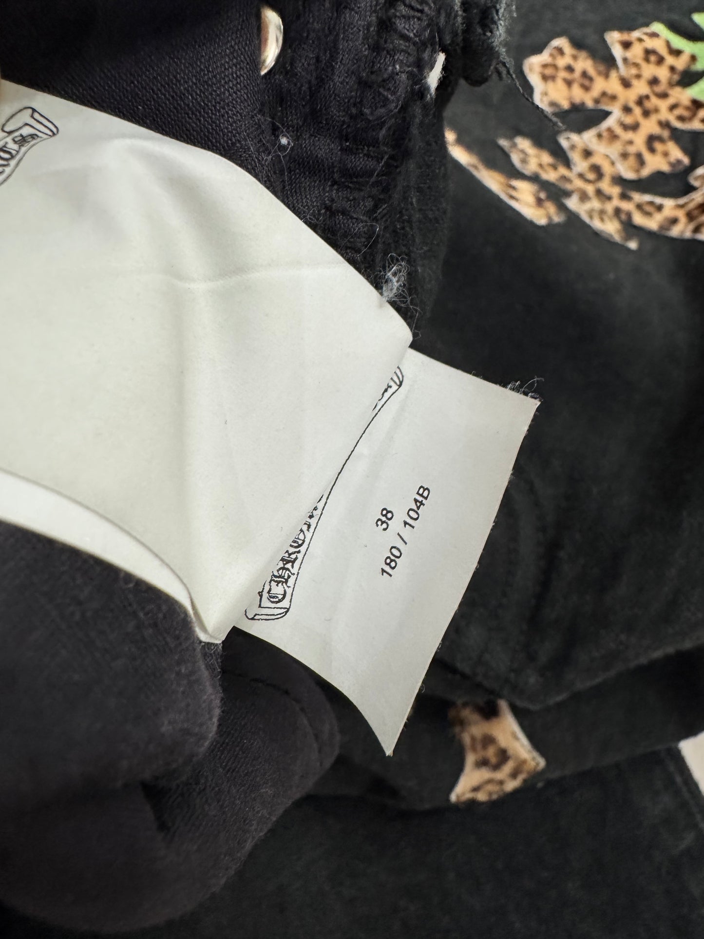 Chrome Hearts Leopard Cross Patch Jeans 牛仔褲