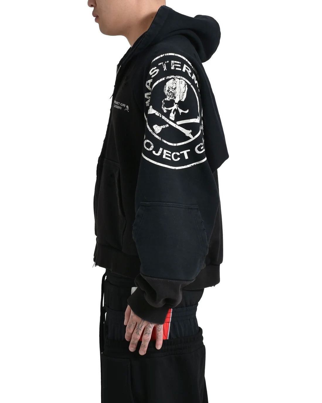 Project G/R Mastermind MMJ Reconstructed Floded Zip Hoodie 拉鍊外套