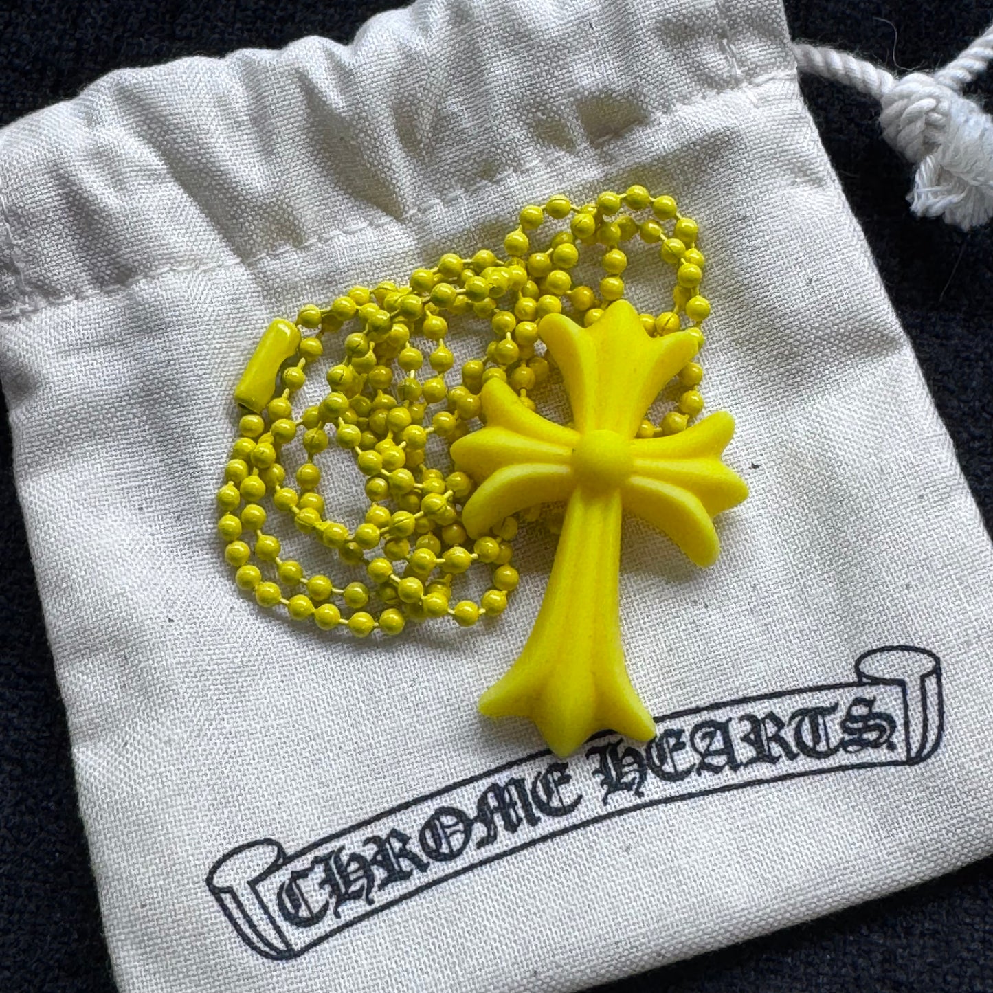 Chrome Hearts Silicon Necklace Cross 十字 項鍊