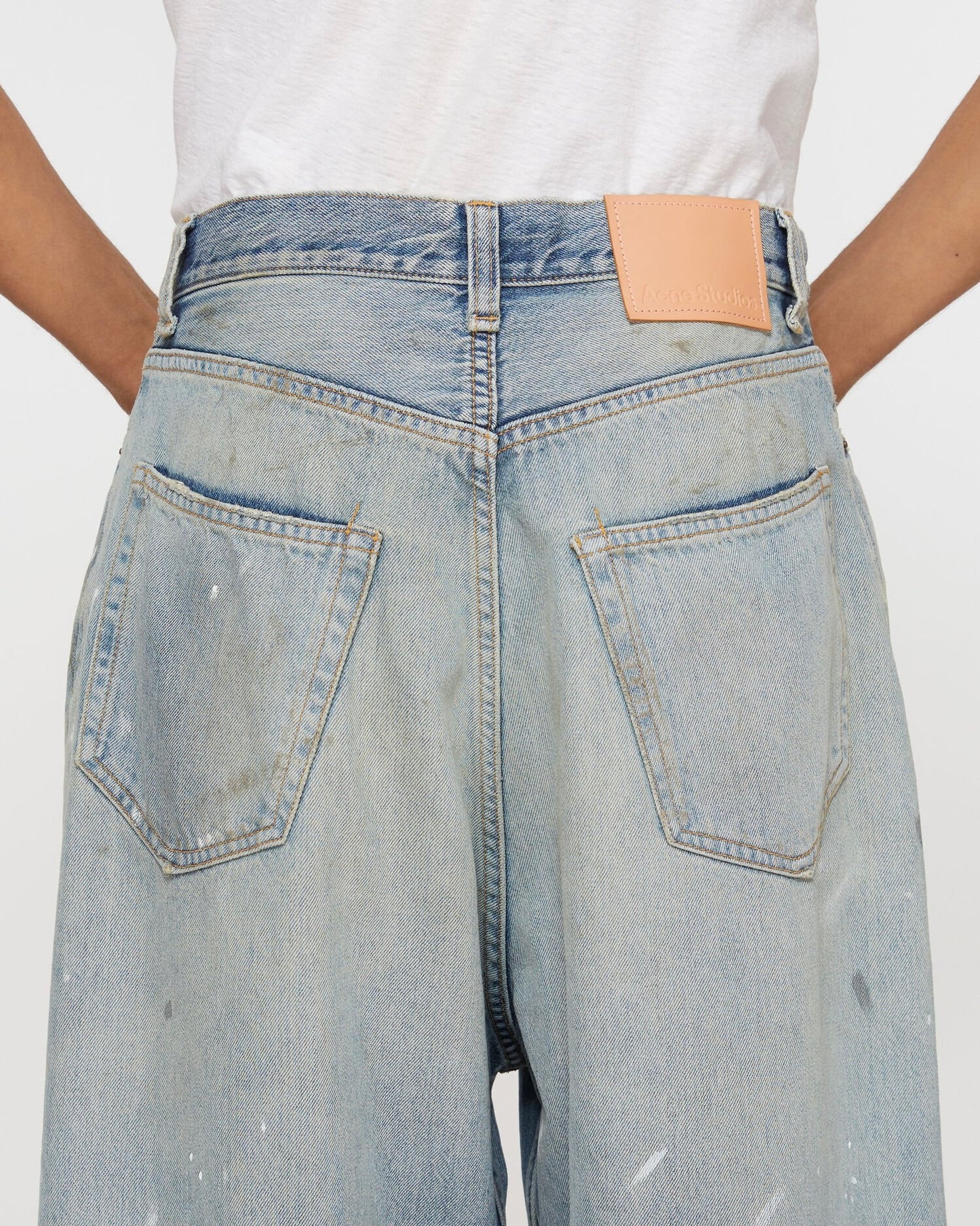 Acne Studios Super Baggy FIT Jeans - 2023M 潑漆 牛仔褲