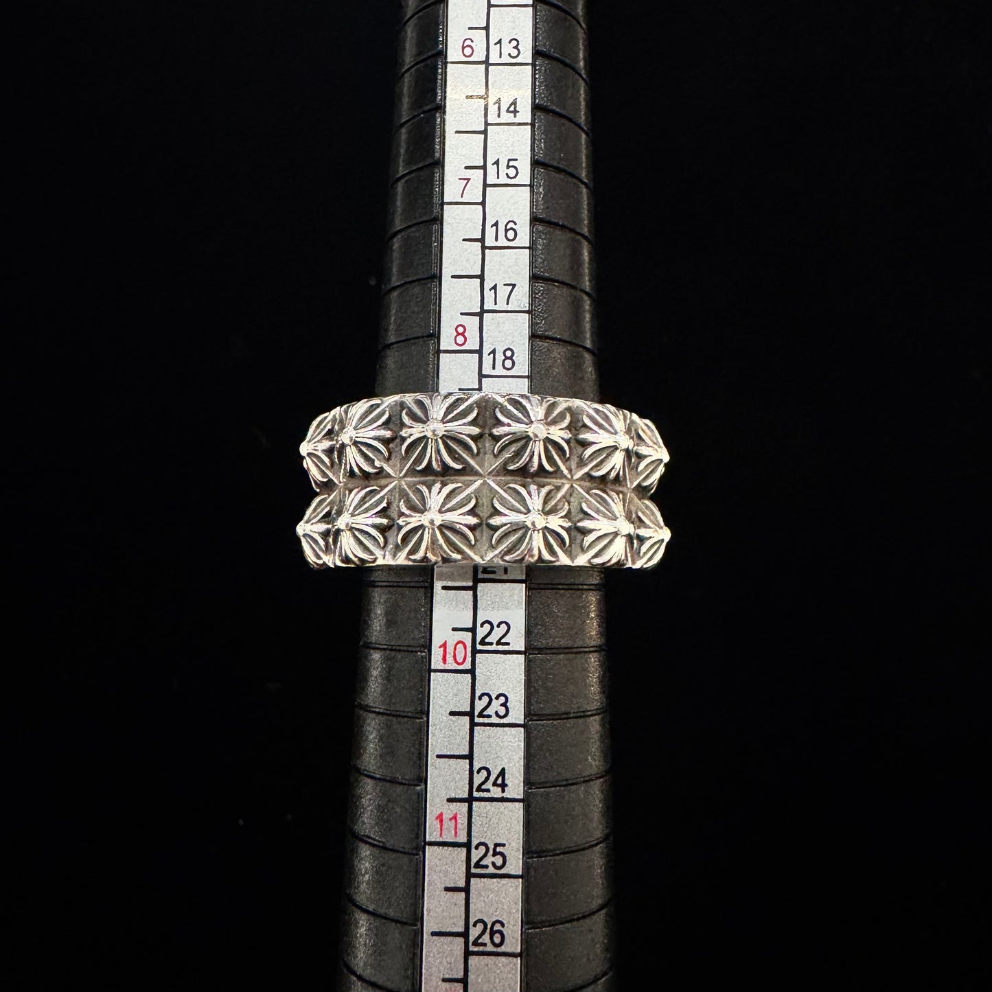 Chrome Hearts Pete Punk Double Row Ring 戒指