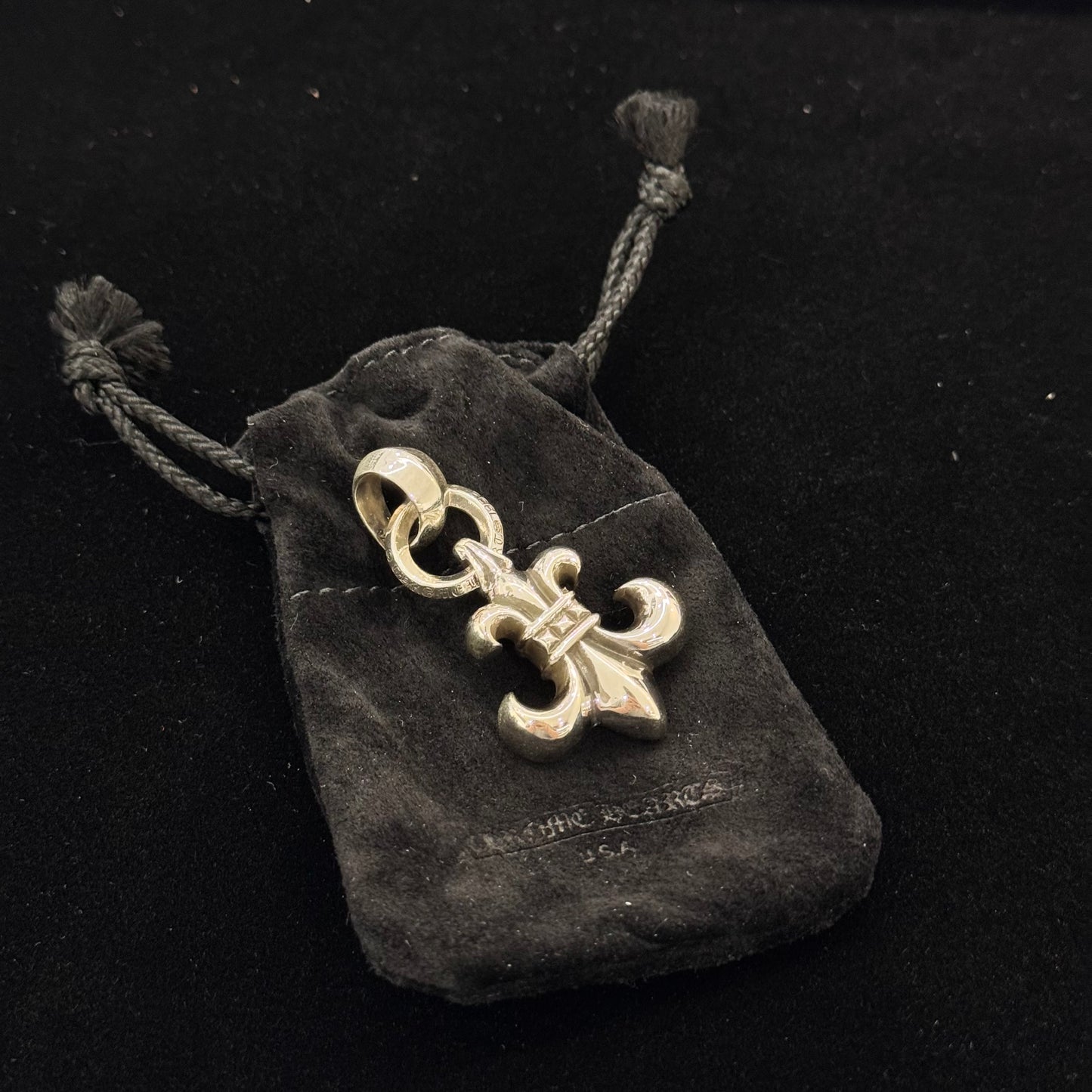 Chrome Hearts BS Fleur PENDANT 925銀飾 鳶尾花吊墜