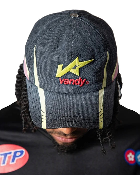 VANDYTHEPINK Racing Denim Washed Hat 帽子