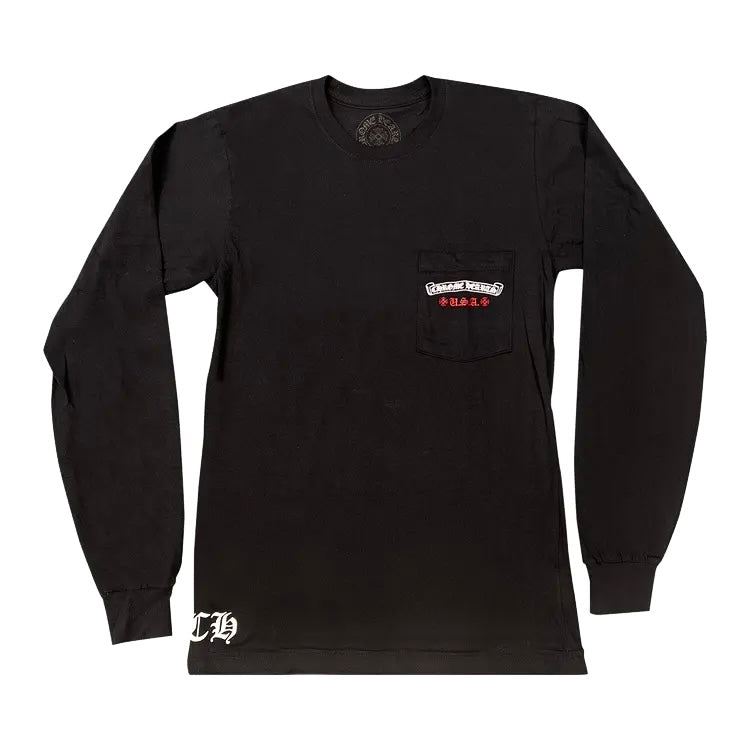 Chrome Hearts USA Flag Long Sleeve 長T