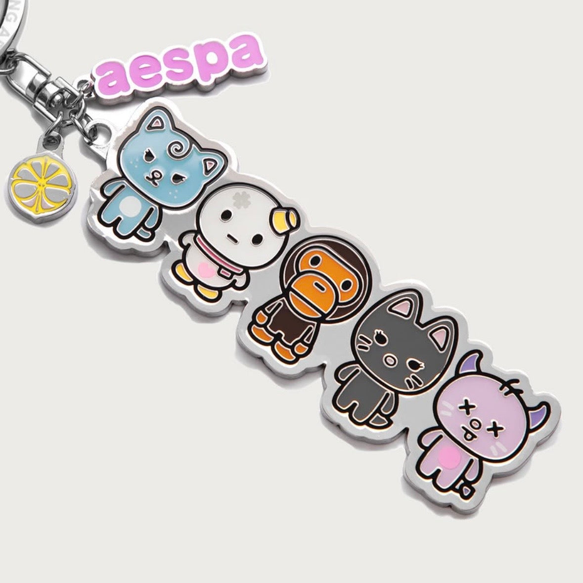BAPE Aespa Metal Keychain 鑰匙圈