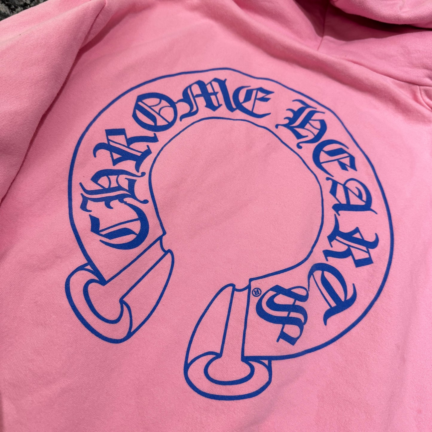 Chrome Hearts Blue floral Horseshoe Hoodie 帽T
