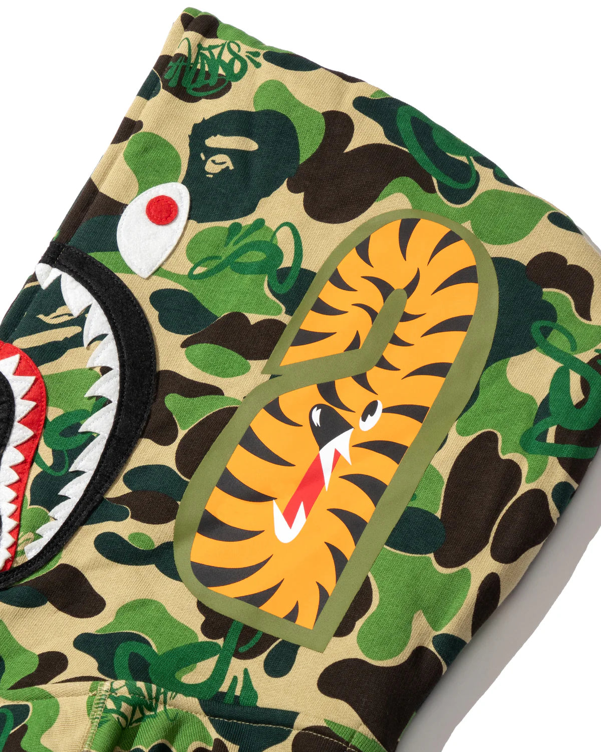 BAPE Spotify SYNA By Central Cee Shark Full Zip Hoodie 鯊魚外套