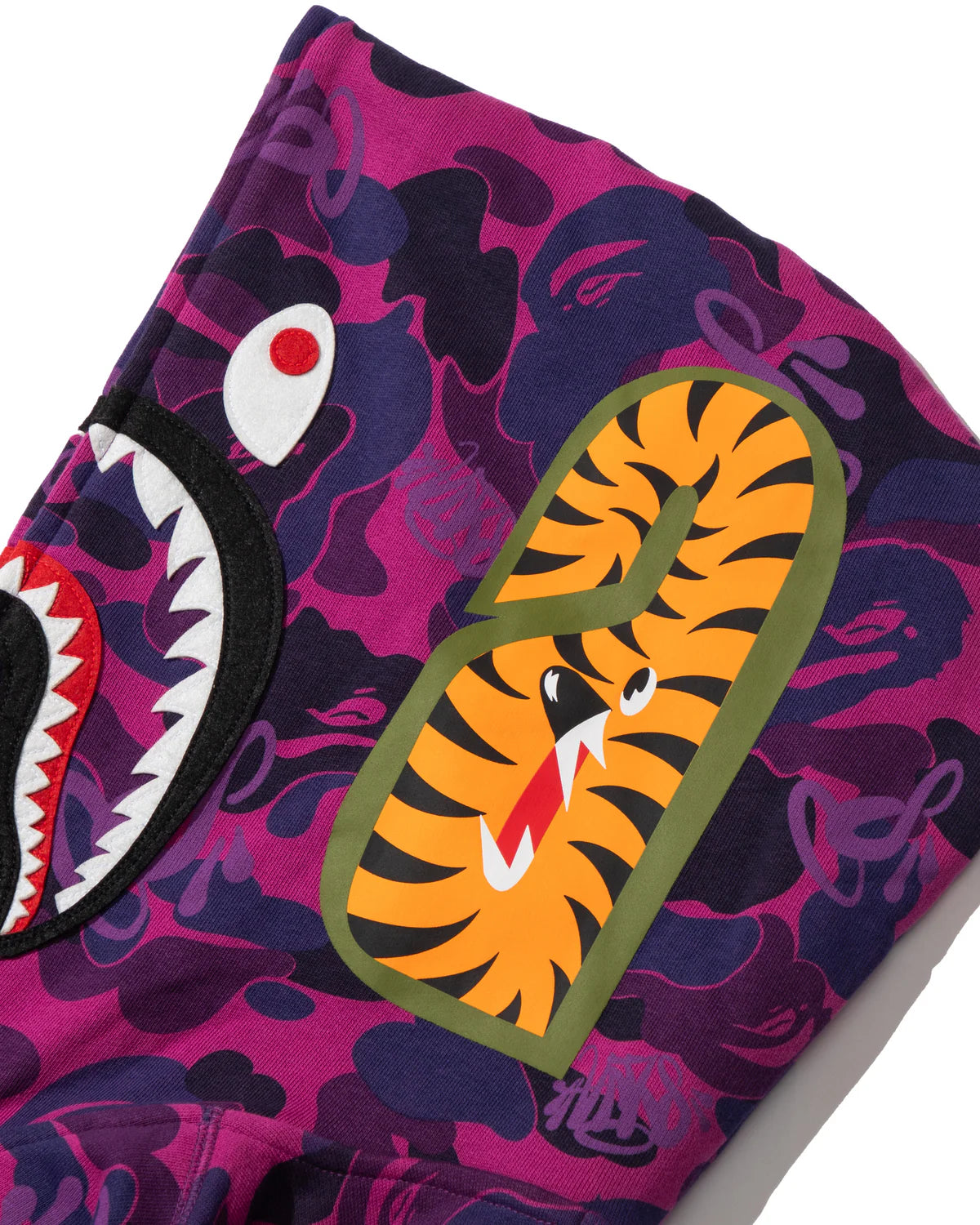 BAPE Spotify SYNA By Central Cee Shark Full Zip Hoodie 鯊魚外套