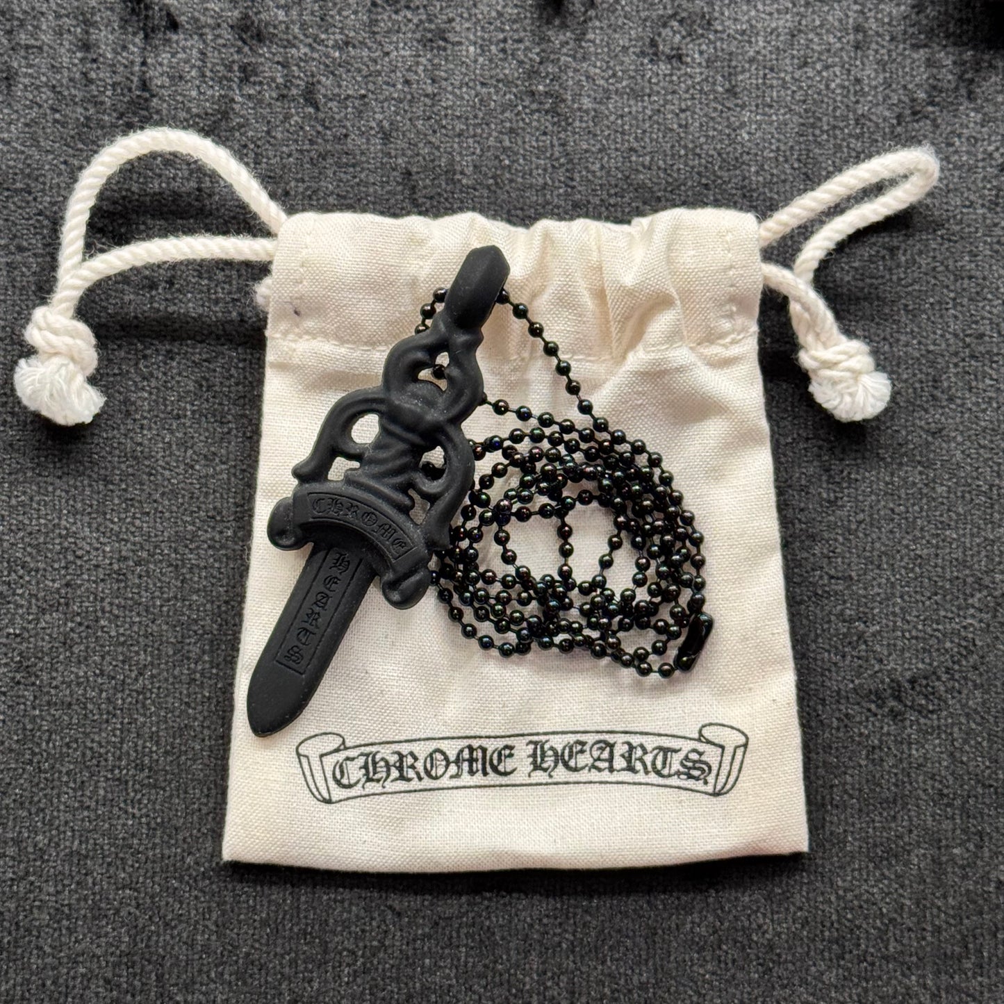 Chrome Hearts Silicon Necklace Dagger 匕首 項鍊