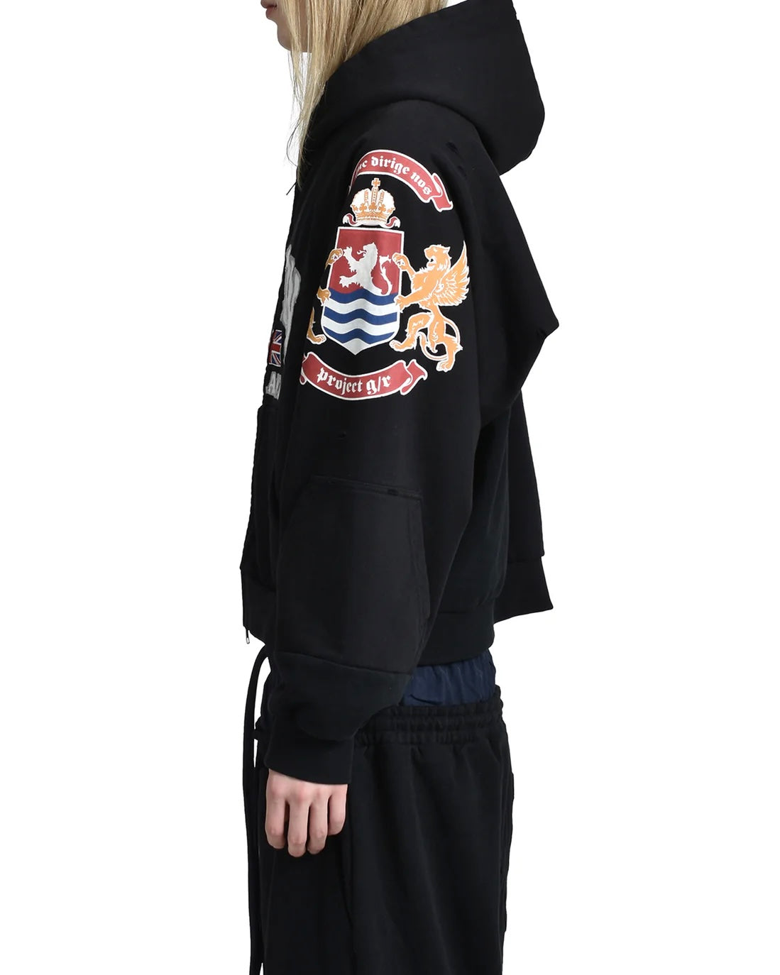 Project G/R Reconstructed Folded Zip Hoodie 帽T