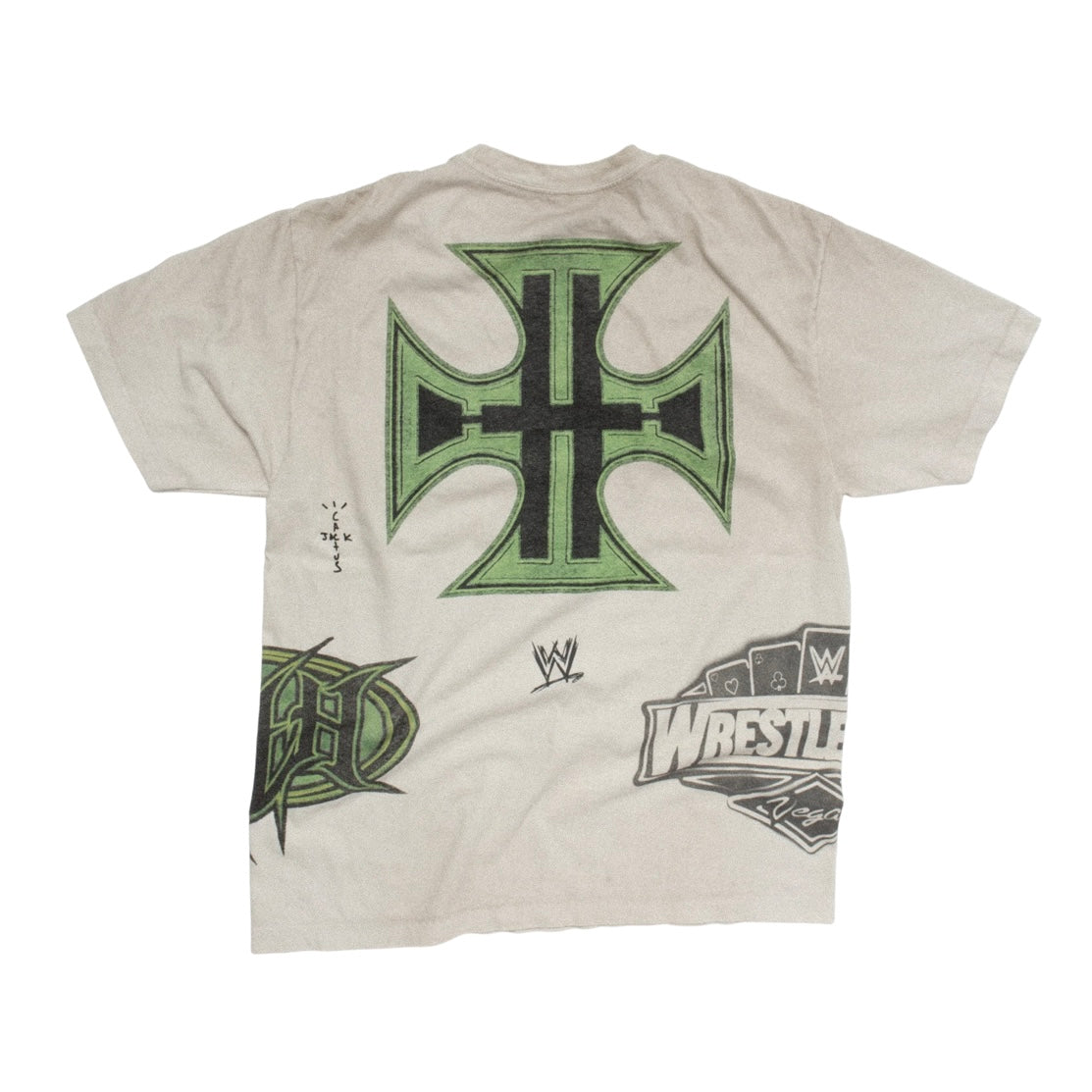 Travis Scott Cactus Jack WWE The Game Triple H Tee 短T