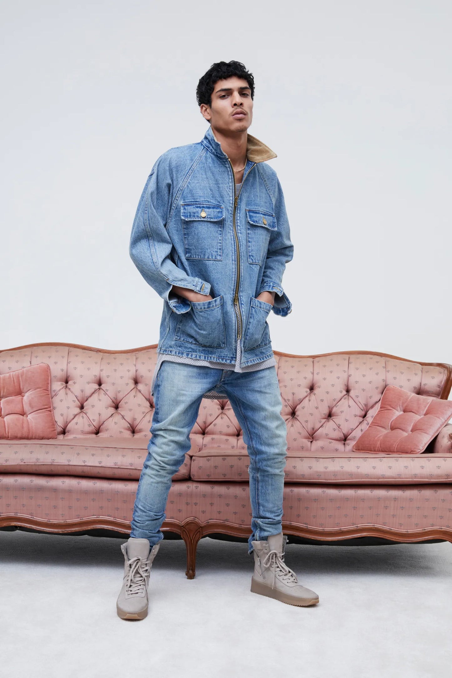 Fear of God 5th Denim Jeans 第五季主線 拉鏈 窄版牛仔褲