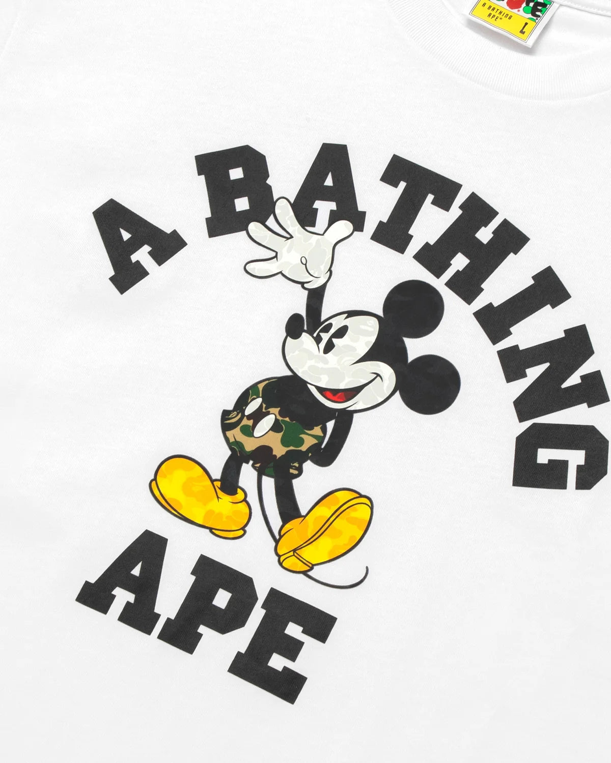 BAPE Disney Mickey Mouse Relaxed Fit Tee 寬版短T