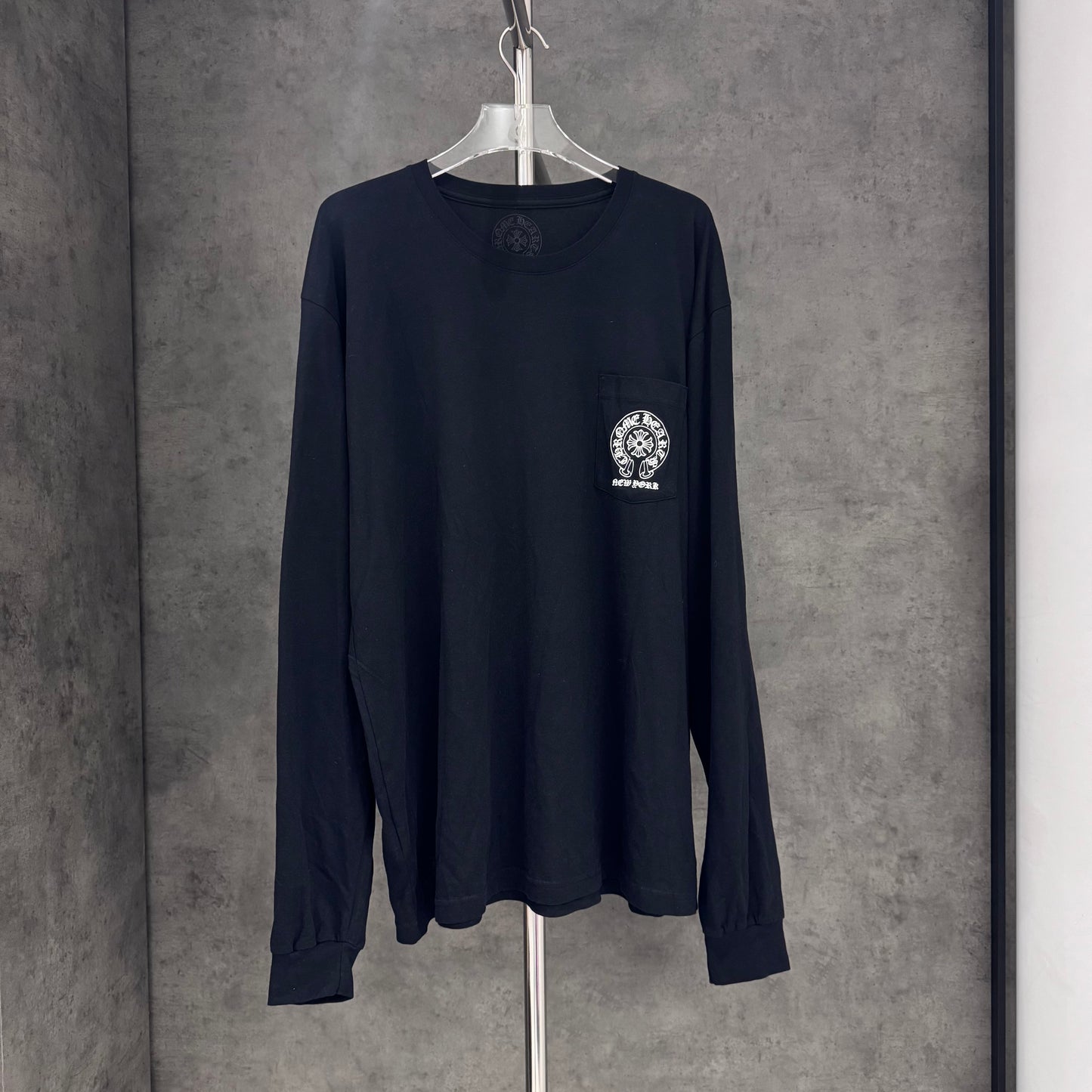 Chrome Hearts New York Horseshoe Floral Long Sleeve 長T