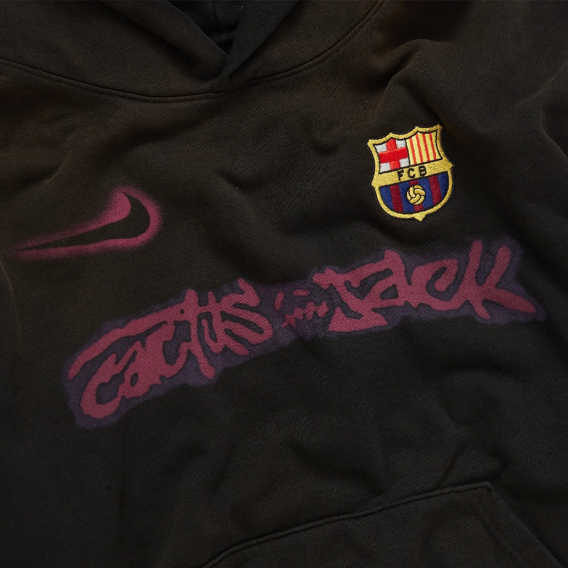 Travis Scott Cactus Jack NIKE FCB Spray Logo Hoodie 帽T