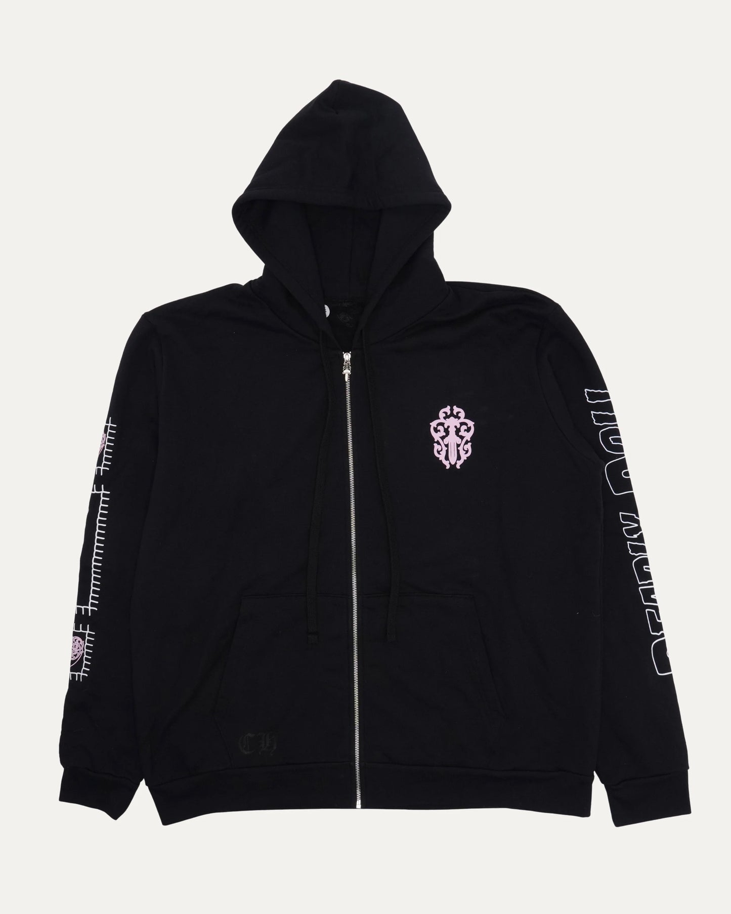 Chrome Hearts Deadly Doll Horseshoe Logo Zip Hoodie 拉鍊外套