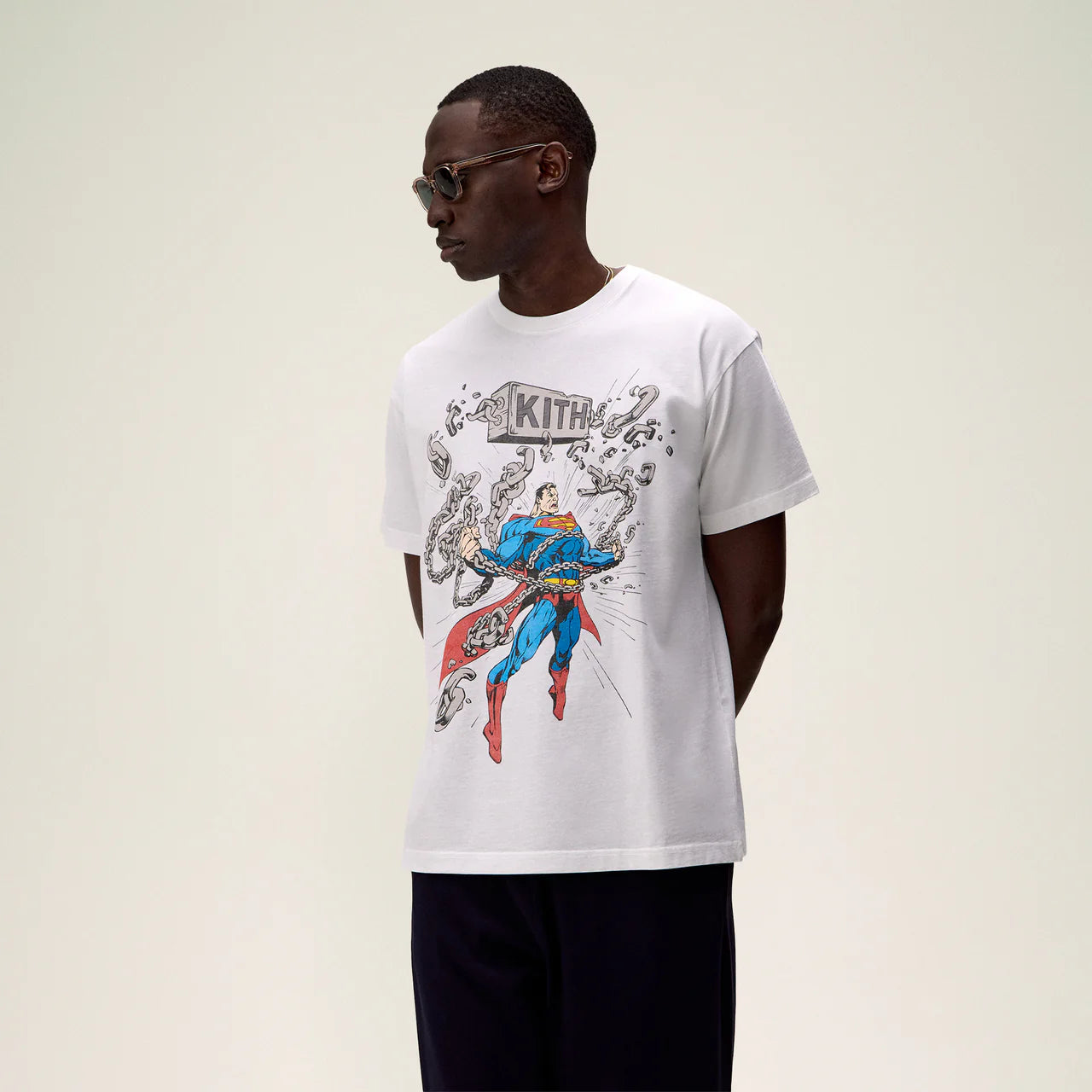 KITH Superman Chains Vintage Tee 短T