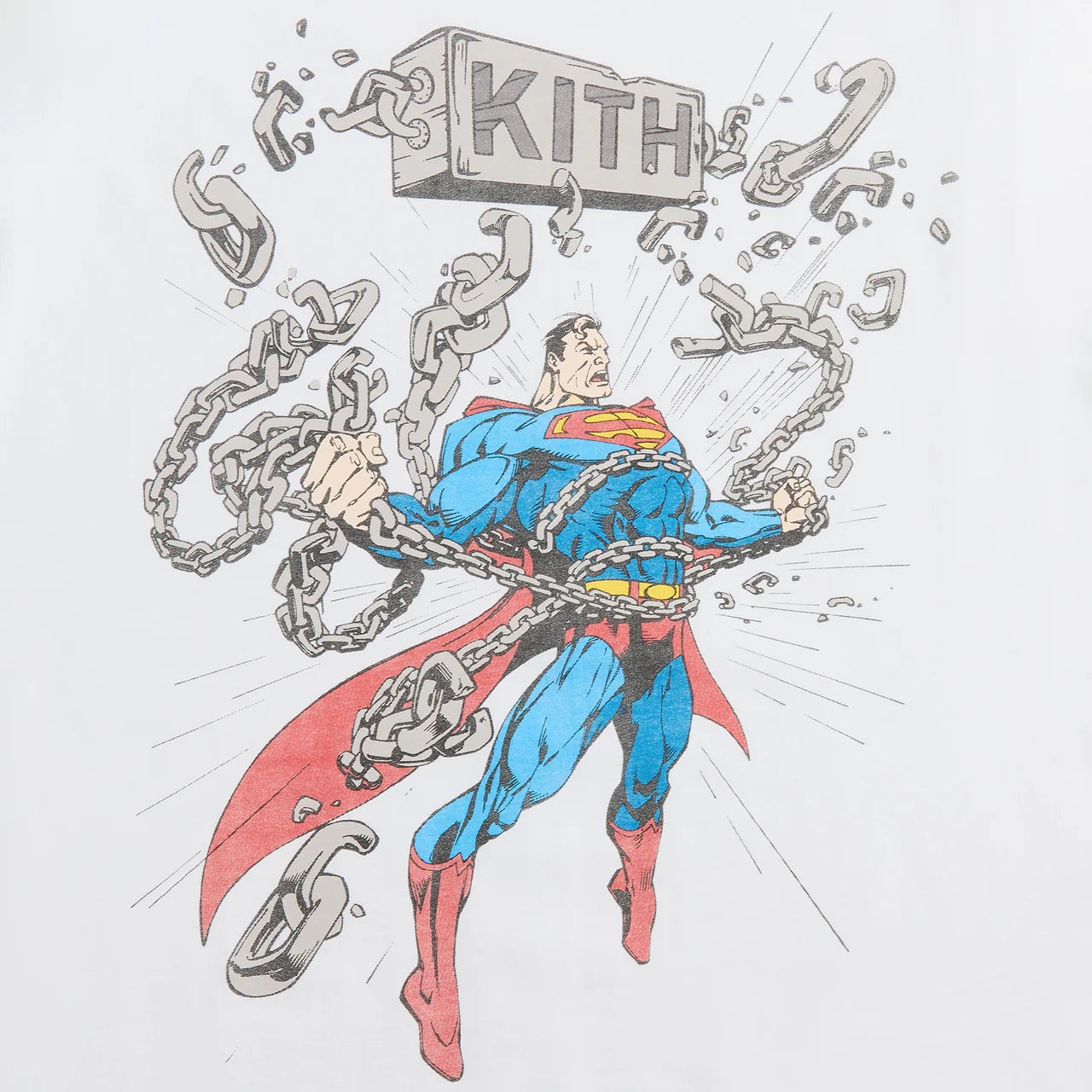 KITH Superman Chains Vintage Tee 短T