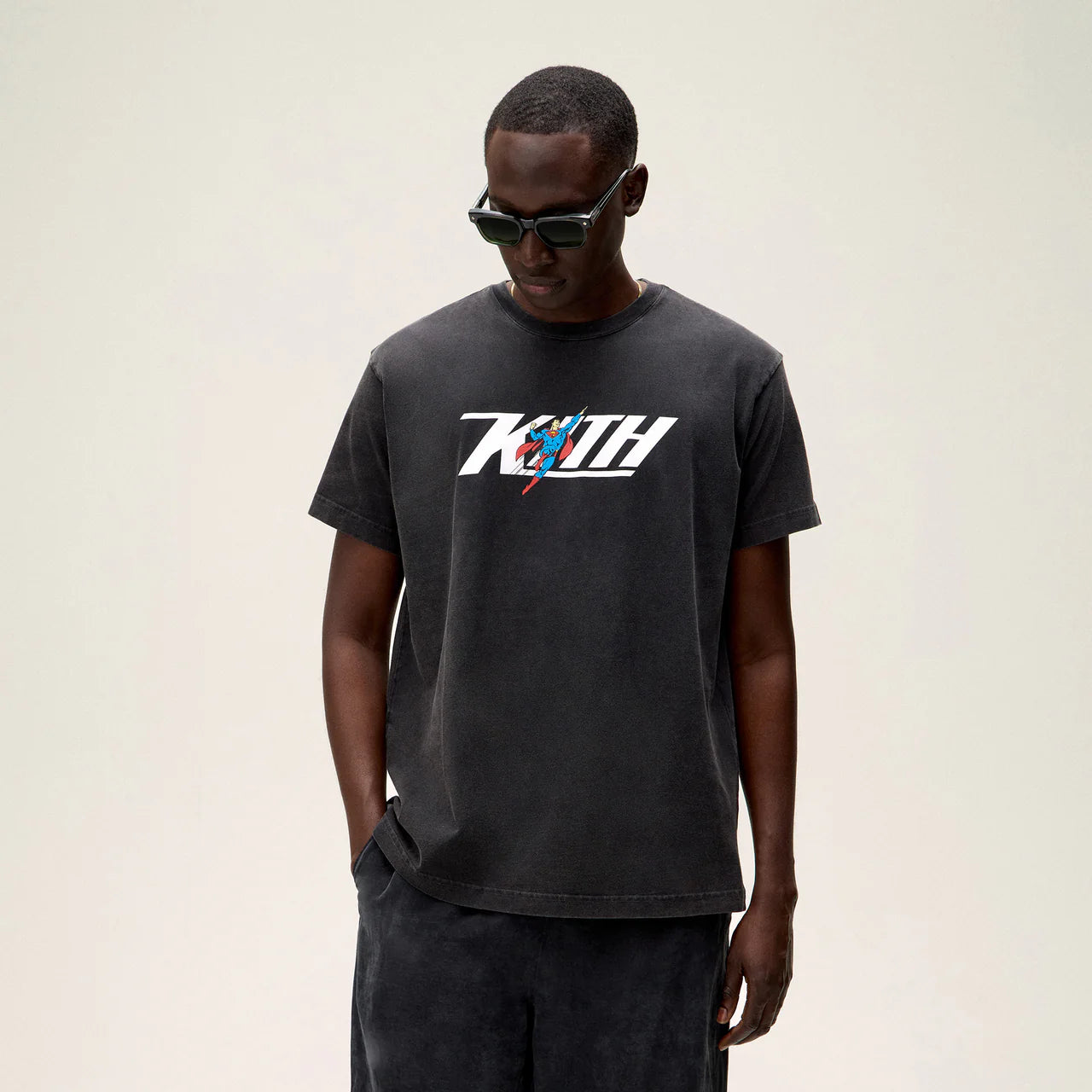 KITH Superman Fight Vintage Tee 水洗 短T