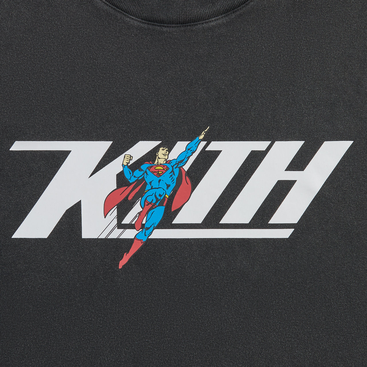 KITH Superman Fight Vintage Tee 水洗 短T