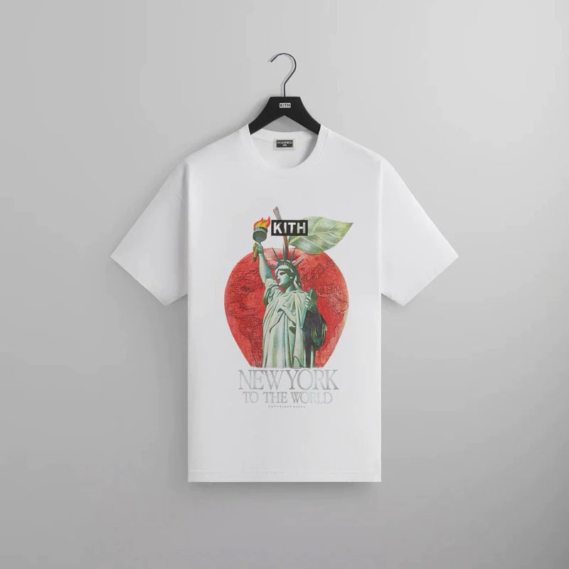 KITH NY to The World Liberty Apple Tee 短T
