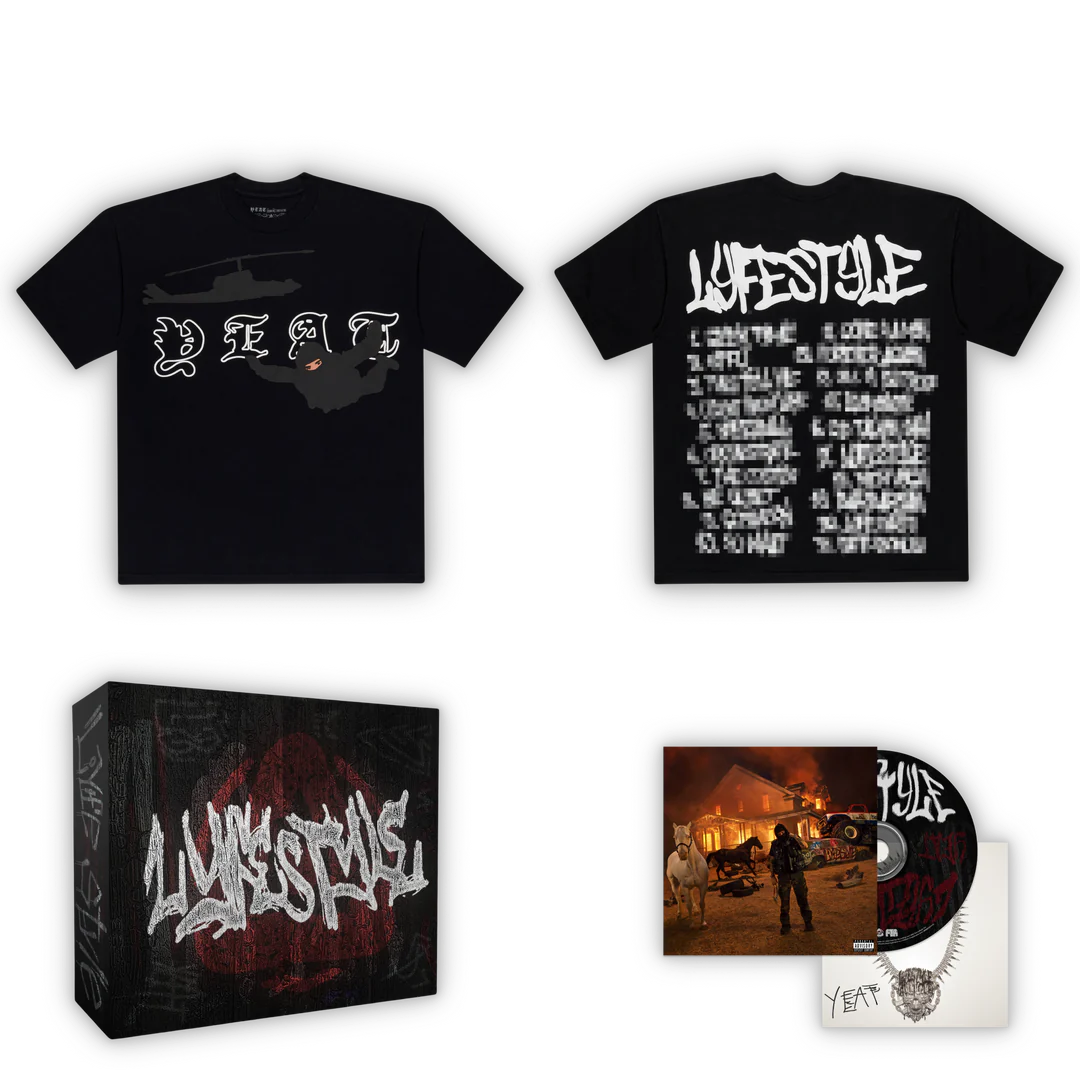 Yeat CPFM Catus Plant Flea Market LYFESTYLE Box Set 2 CD專輯 短T 組合包