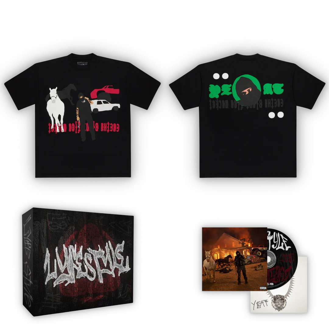 Yeat CPFM Catus Plant Flea Market LYFESTYLE Box Set 1 CD專輯 短T 組合包