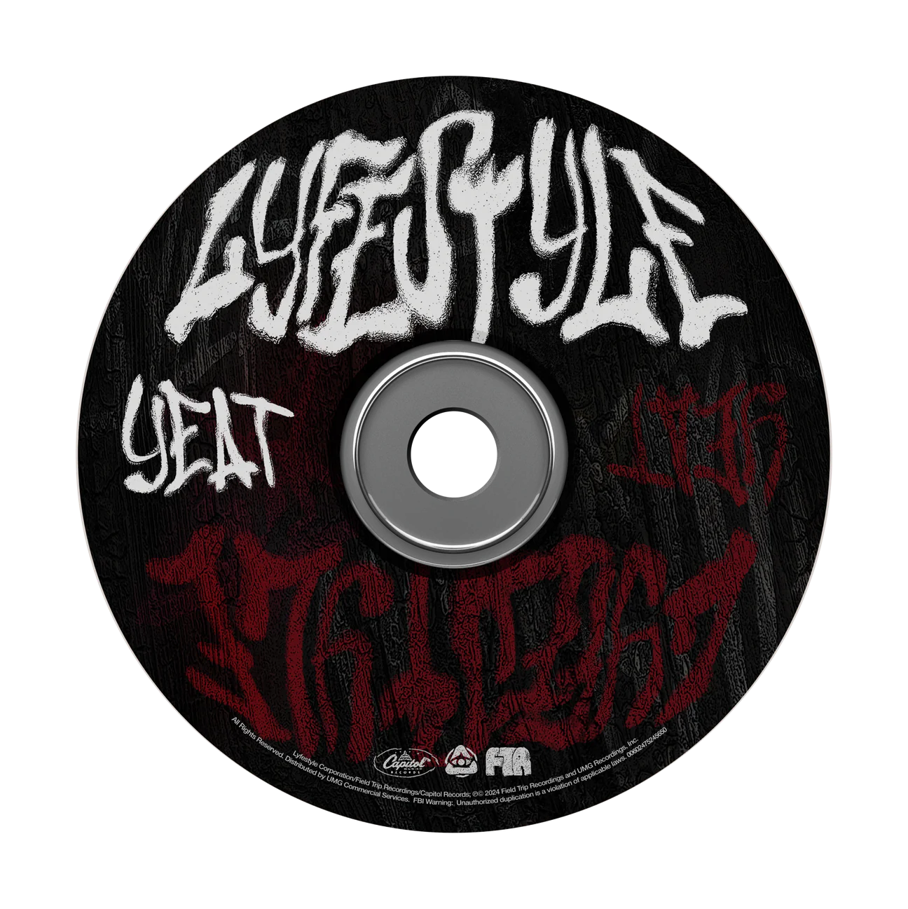 Yeat CPFM Catus Plant Flea Market LYFESTYLE Box Set 1 CD專輯 短T 組合包