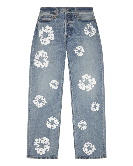 Denim Tears Straight Cotton Wreath Denim Pant 牛仔褲