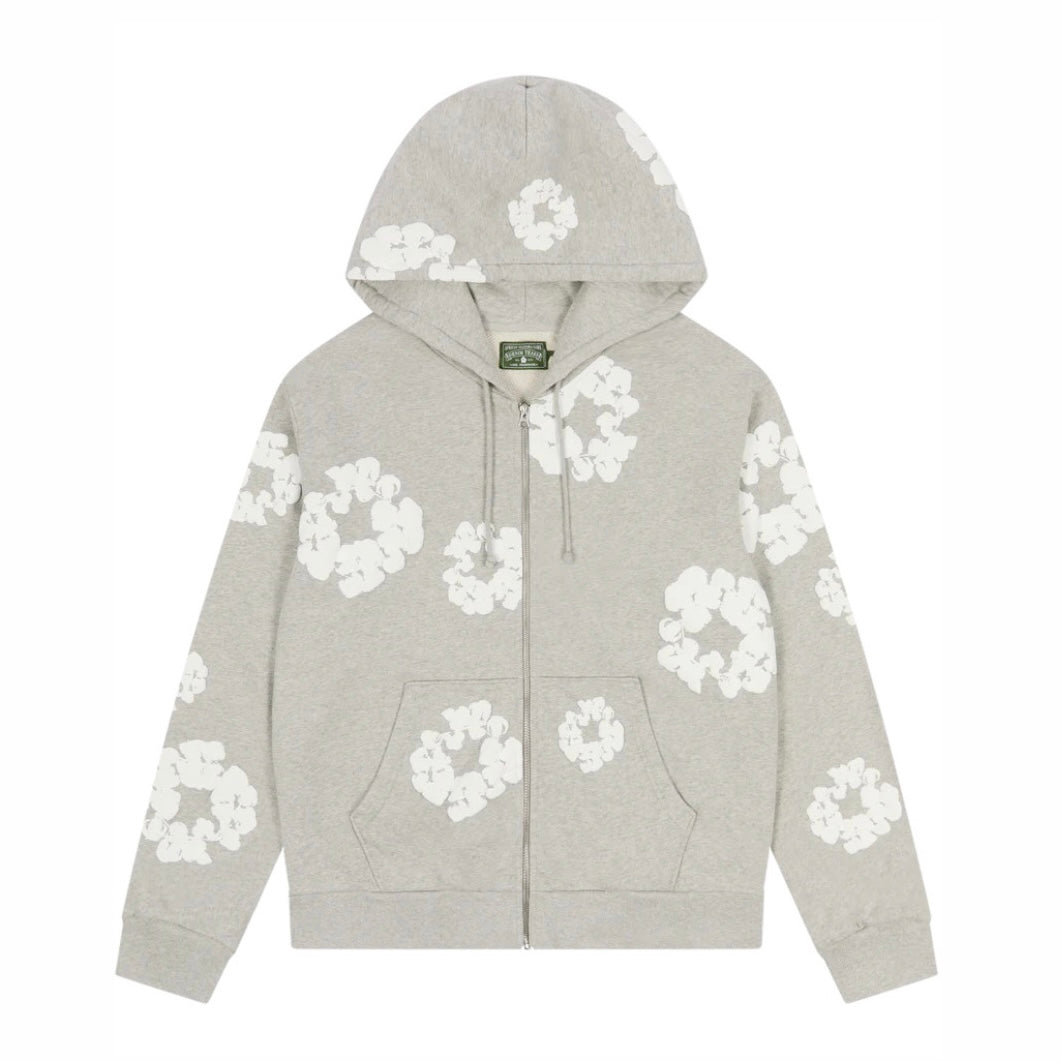 Denim Tears Cotton Wreath Zip Hoodie 拉鍊外套