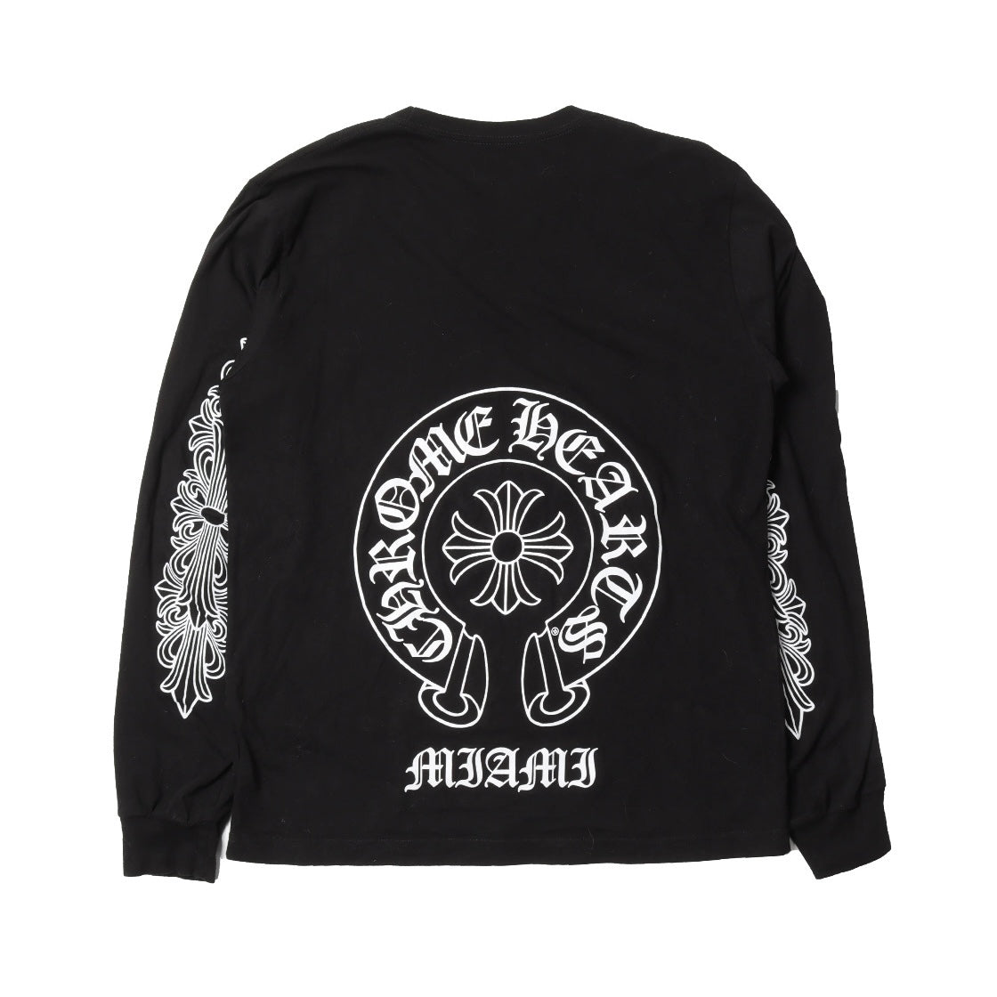 Chrome Hearts Miami Horseshoe Floral Long Sleeve 長T
